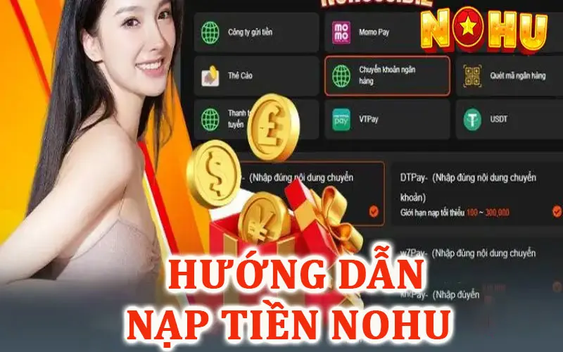 Hướng dẫn nạp tiền Nohu 